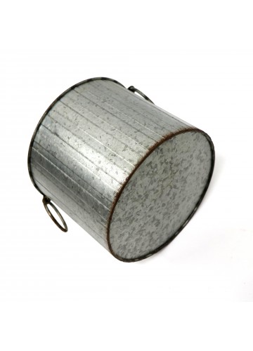 S/2 WOOD/METAL JAR WITH LID