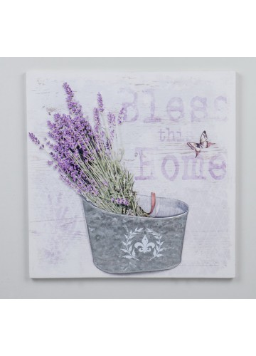 15.75 Inch H purple 3D canvas wall art