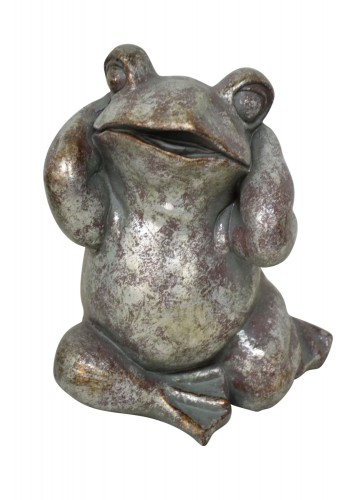 HEAR NO EVIL FROG STATUE