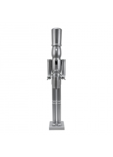 36 Inch wooden Silver Soldier Drummer Nutcracker