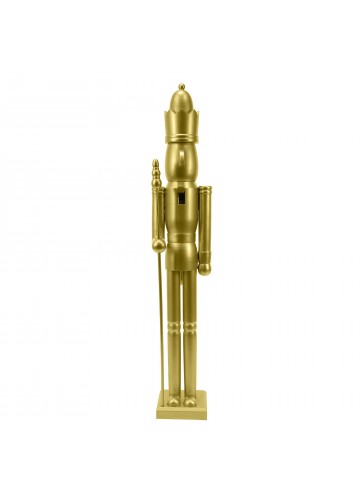 36 Inch Wooden Gold King Nutcracker