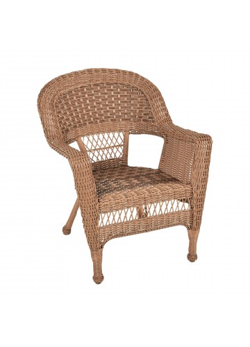 Honey Wicker Chair
