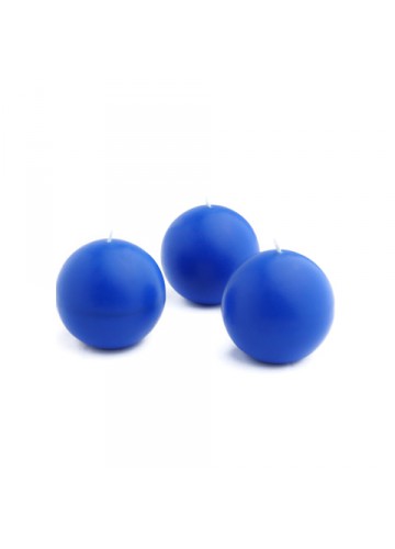 2 Inch Blue Ball Candles (12pc/Box)