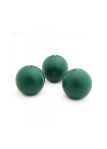 2 Inch Hunter Green Ball Candles (12pc/Box)