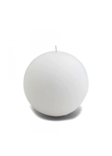 4 Inch White Ball Candles (2pc/Box)