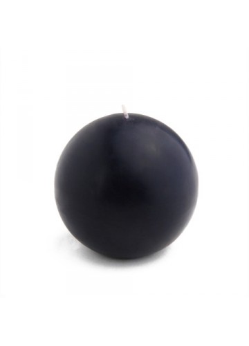 4 Inch Black Ball Candles (2pc/Box)