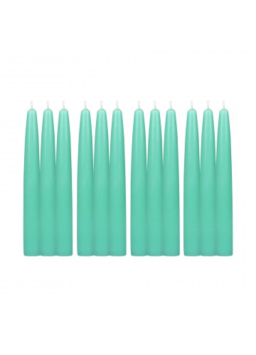6 Inch Aqua Taper Candles (144pcs/Case) Bulk