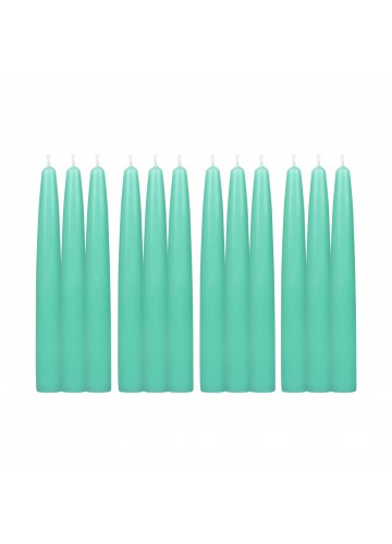 6 Inch Aqua Taper Candles (144pcs/Case) Bulk