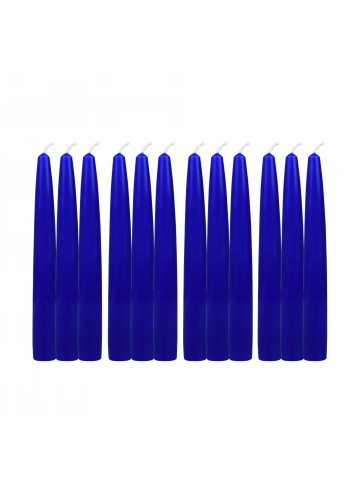 6 Inch Royal Blue Taper Candles (144pcs/Case) Bulk
