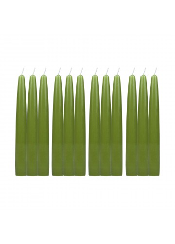 6 Inch Sage Green Taper Candles (144pcs/Case) Bulk