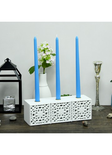 12 Inch Light Blue Taper Candles (144pcs/Case) Bulk