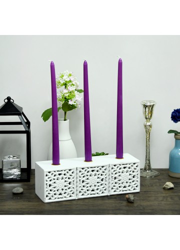 12 Inch Purple Taper Candles (1 Dozen)
