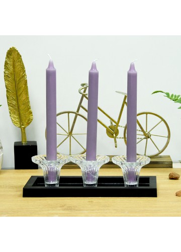 10 Inch Lavender Straight Taper Candles (1 Dozen)