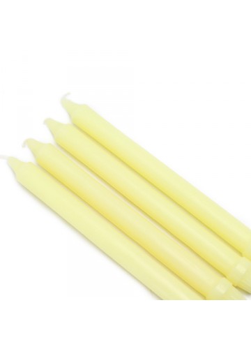 10 Inch Ivory Formal Dinner Taper Candles