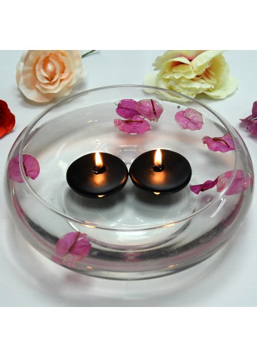 2 1/4 Inch Black Floating Candles (288pcs/Case) Bulk