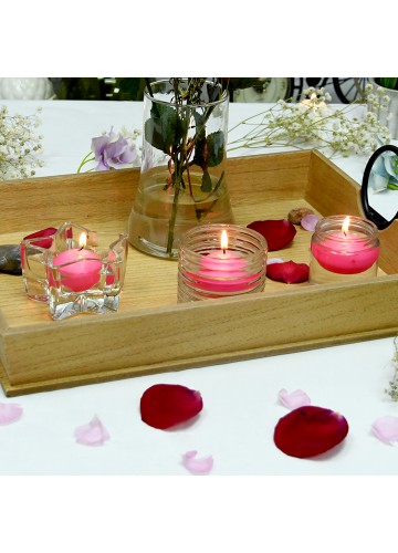 1 3/4 Inch Hot Pink Floating Candles (288pcs/Case) Bulk