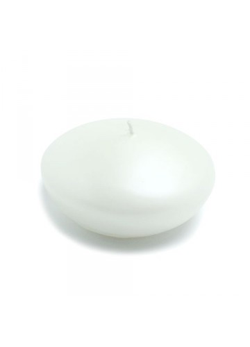 4 Inch Pearl White Floating Candles (3pc/Box)