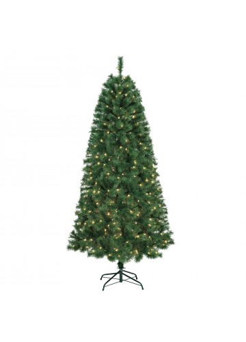7ft. Prelit Christmas tree with Metal Stand