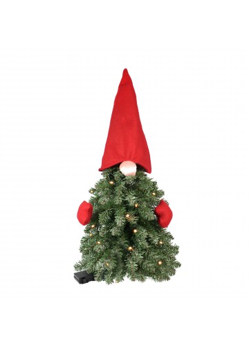 2.5FT Pre-Lit Gnome Christmas Tree