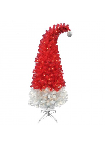 6FT PRE-LIT  SANTA HAT  TREE