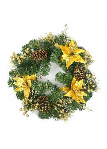 20 Inch Christmas Decorated Wreath