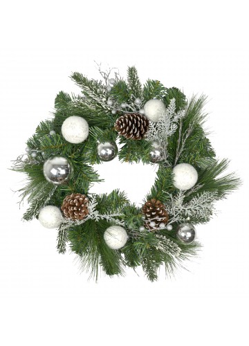 20 Inch Christmas Decorated Wreath