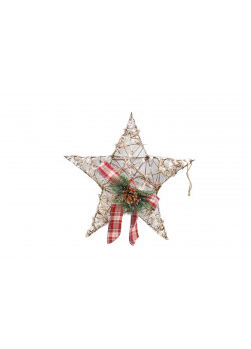 23 Inch LED Hanging Star Wall Decor