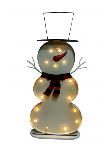 Snow Man With LED Lights