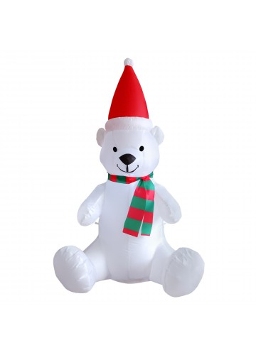 4FT Inflatable Polar Bear