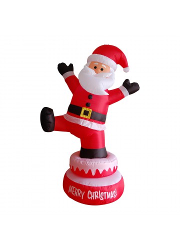 5FT Inflatable Rotating Santa Claus