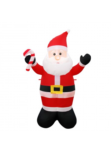 6FT White Santa Inflatable