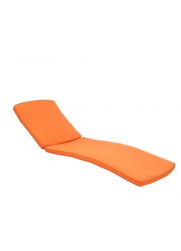 Orange Chaise Lounger Cushion