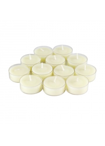 12pk Vanilla Scented Ivory Tealight Candles