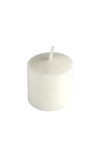 24pk Mini Pressed White Votive Candles