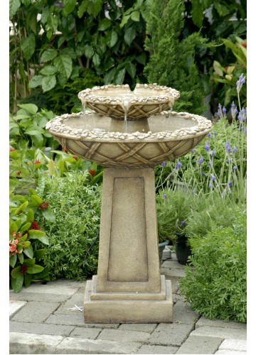 Bird Bath Outdoor Water Fountain