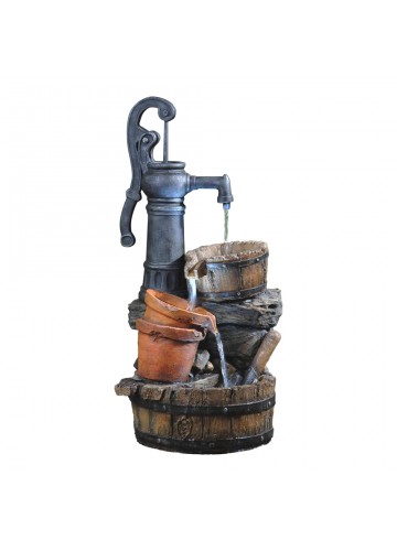 Classic Water Pump Fountain With Led Light