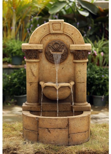 Marble Pillar Garden Wall fountain