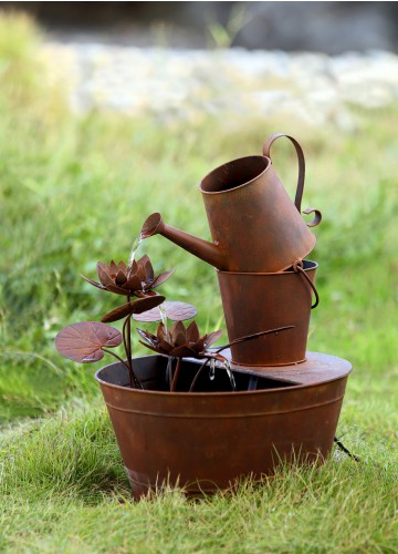 Metal Can Water Fountain 