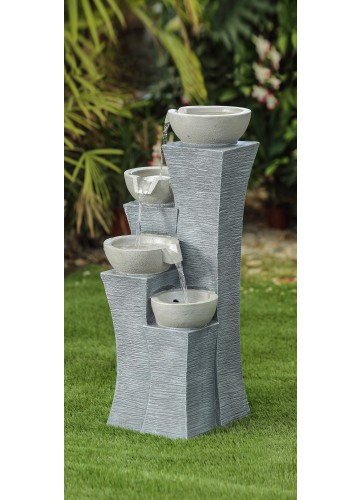 Four-Tiered Modern-style Water Fountain