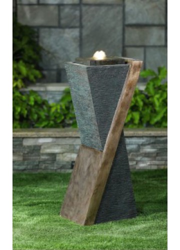 Contemporary Fountain with LED Light