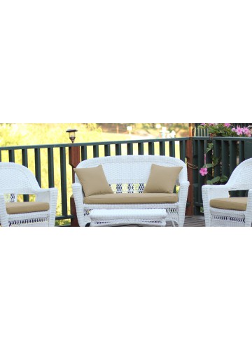 4pc Tan Cushions Set