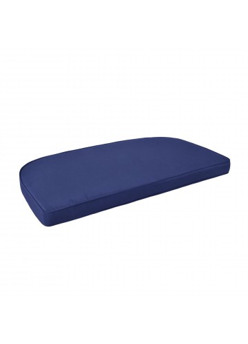 Midnight Blue Loveseat Olefin Cushion