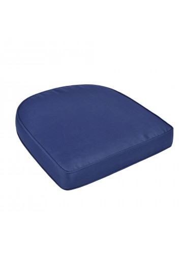 Midnight Blue Single Chair Olefin Cushion