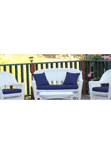 4pc Midnight Blue Cushions Set