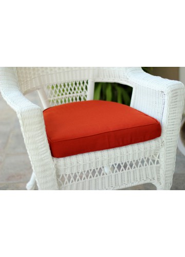 Brick Red Single Chair Cushion