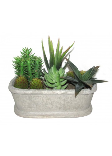 7.5 Inch Artifical Succulent Garden