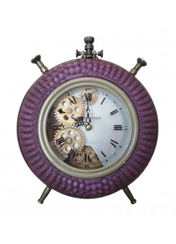 Purple Table Clock