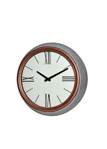 14.5 Inch Metal Round Wall Clock