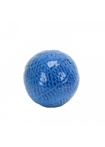 3.7 Inch Decorative Ceramic Spheres blue