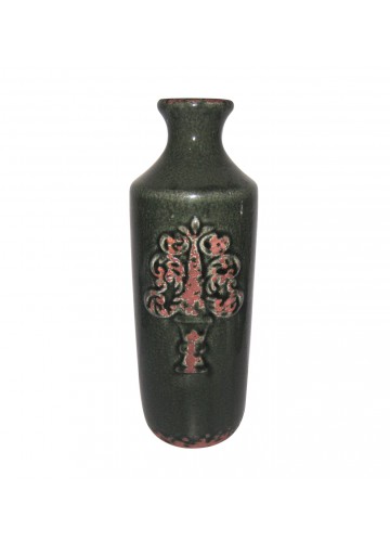 14 Inch Green Ceramic Flower Vase